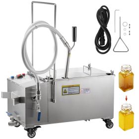 VEVOR Mobile Fryer Filter, 116 LBS/58 L/15.32 Gal Capacity, 300W Oil Filtration System with 5 L/min Flow Rate