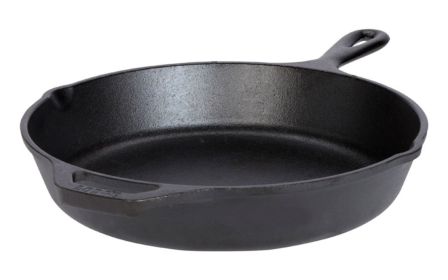 Lodge 10.25 Inch Cast Iron Pre-Seasoned Skillet – Signature Teardrop Handle - Use in the Oven, on the Stove, on the Grill, or Over a Campfire