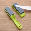 1pc Knife Sharpener With Handle; Sharpening Kitchen Tool; Household Labor-saving Sharpener