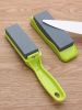 1pc Knife Sharpener With Handle; Sharpening Kitchen Tool; Household Labor-saving Sharpener