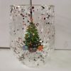 New Christmas tree cups are not afraid of heat and not hot hands double layer cups flow sequins Christmas cups holiday gift