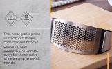 Stainless Steel Garlic Press