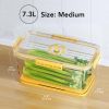 Joybos® Seal Timer Food Container 3pcs ( yellow )