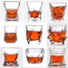 Creative Lead-Free Crystal Quartet Glass Whiskey Beer Mug,A6