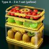 Joybos® Seal Timer Food Container 3pcs ( yellow )