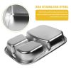 1.5L 40W Electric Heating Lunch Box Food Warmer Stainless Steel Container Portable Food Heat Up for Office Home Car