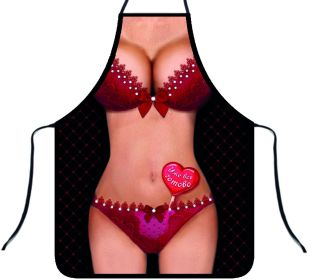 Funny Apron Creative Funny Party Anti-fouling Apron (Option: 1color-50cmX 70cm)