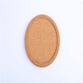 Concave Cork Anti-scald Coaster (Option: 100x4mm)