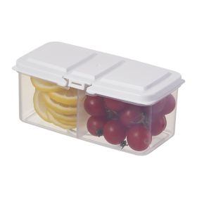 Refrigerator With Crispy Cereal And Transparent Storage Box (Option: Small Size-White)