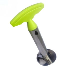 Pineapple Slicer Peeler Cutter Parer Knife Stainless Steel (Color: Green)