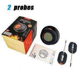 Wireless Bluetooth Barbecue Oven Thermometer Double Probe Digital Electronic BBQ Baking (Option: 2 Probes-0 380 â„ƒ 32 712â„‰)