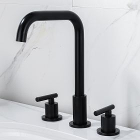 Black Split Faucet Basin Bathroom Cabinet (Option: Black Seven)