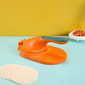 1pc Dumpling Skin Tool Household Bag Bun Mold Dumpling Skin Machine New Dumpling Skin Small Tools (Color: B Orange)