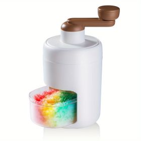 1pc Shaved Ice Machine Snow Cone Machine; Portable Ice Crusher And Shaved Ice Machine With Ice Cube Trays; BPA Free (size: Shaved Ice Machine)