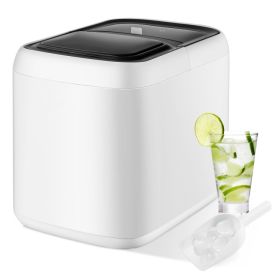 Home Portable Self-Clean Countertop Ice Maker (Type: Ice Maker, Color: White)