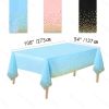 1pc/3pcs; Rectangular Dot Tablecloth; Dot Disposable Tablecloth; Reusable Disposable Party Tablecloth For Birthday/Wedding/Party/Banquet 54x108inch