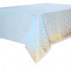 1pc/3pcs; Rectangular Dot Tablecloth; Dot Disposable Tablecloth; Reusable Disposable Party Tablecloth For Birthday/Wedding/Party/Banquet 54x108inch