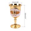 X6HD European Style Wine Glasses Retro Dinnerware Goblet Spirit Vodka Champagne Glasses Beverage Tumbler for Party Home Bar